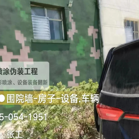 琼中数码迷彩漆施工